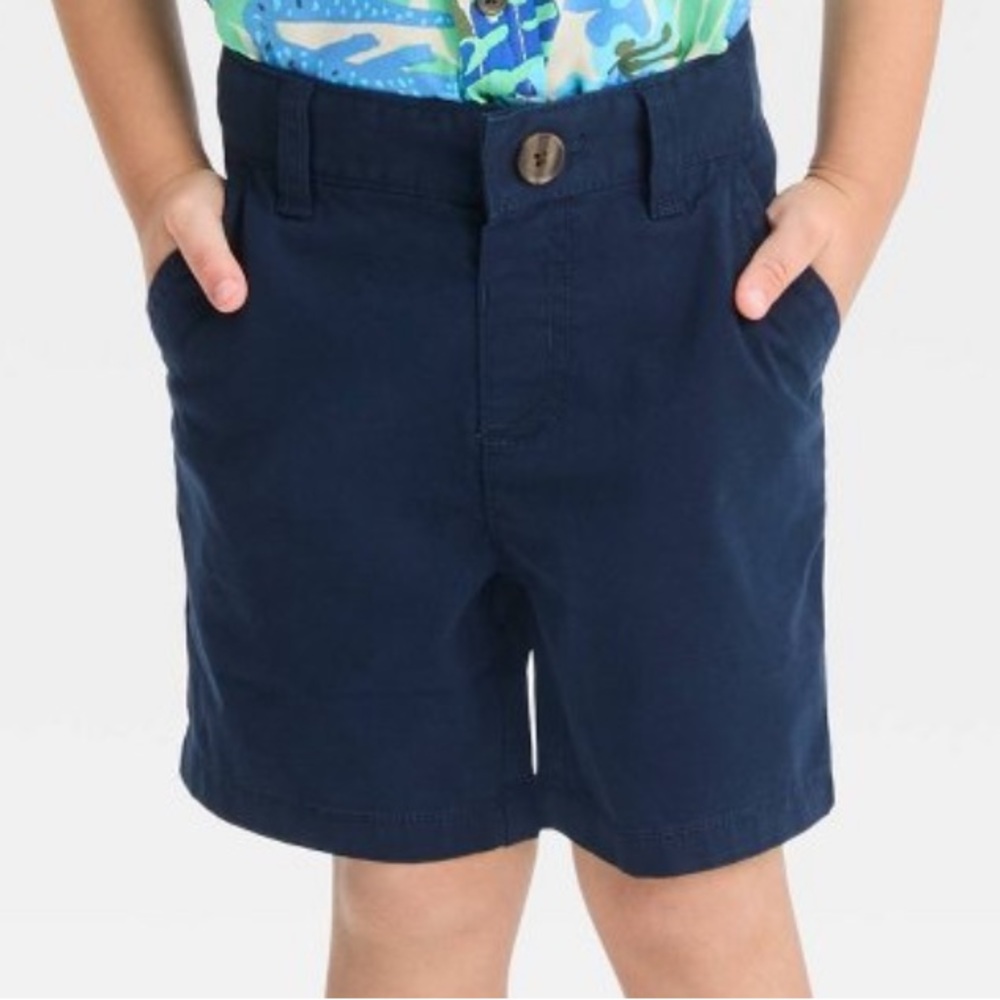 COPY - Pull-on woven flat front shorts
